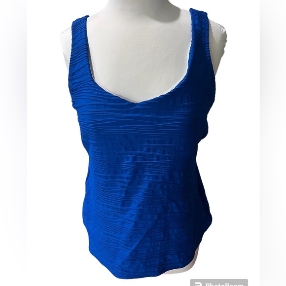 Lands' End Other - Land’s End Bright Blue Tankini Top - 18W